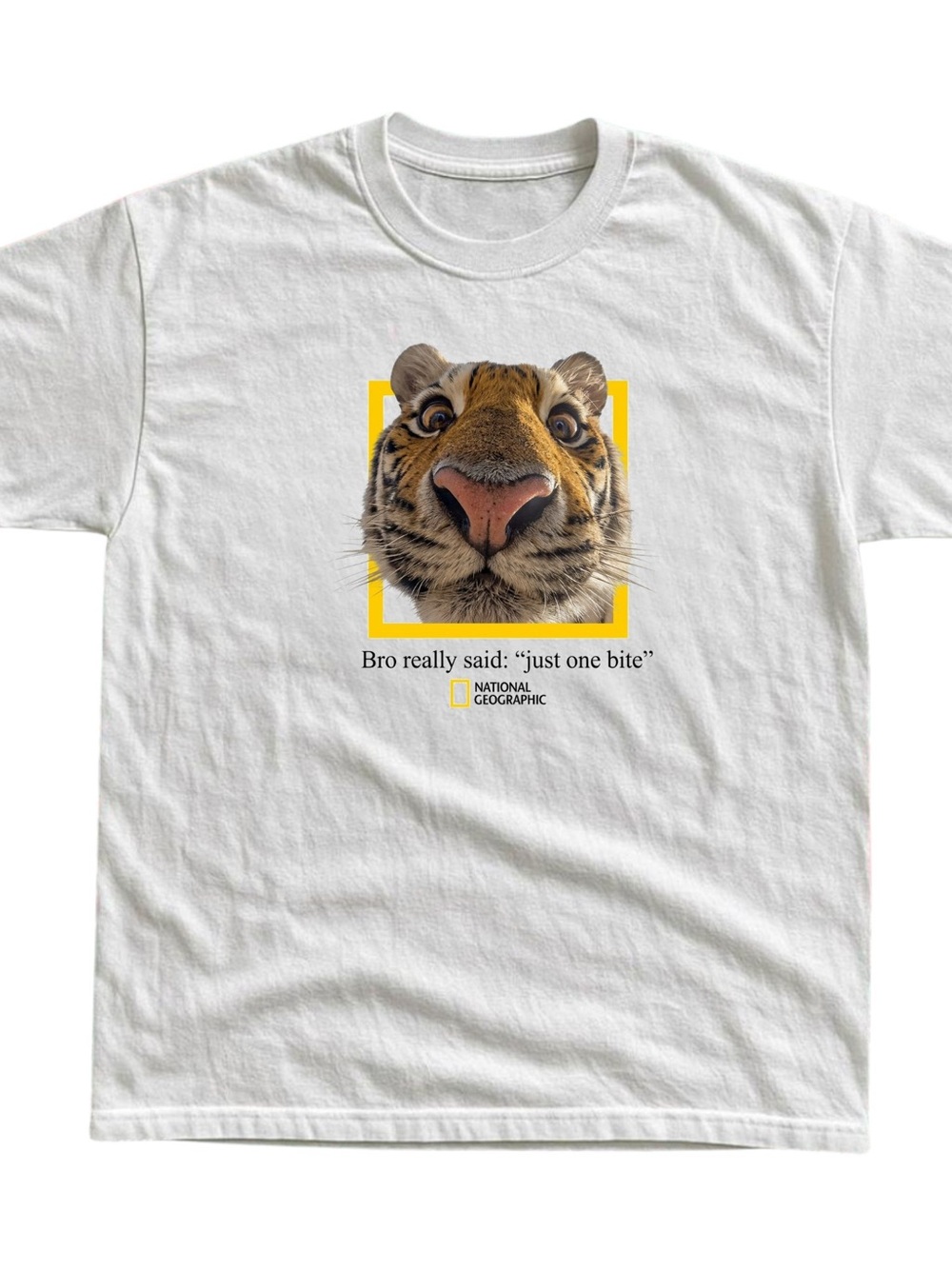 National Geographic Funny Tiger Graphic Tee